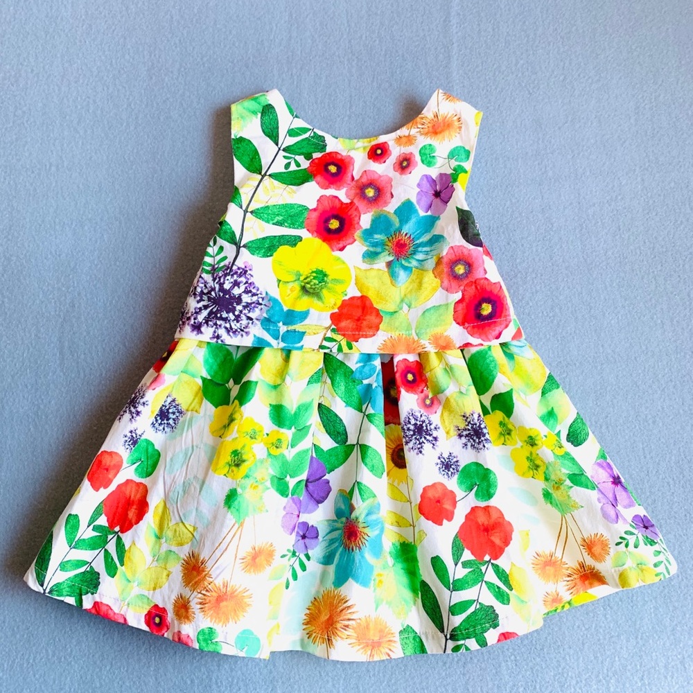 Floral baby girl dress